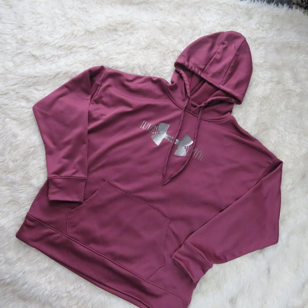 Burgundy Under Armor hoodie